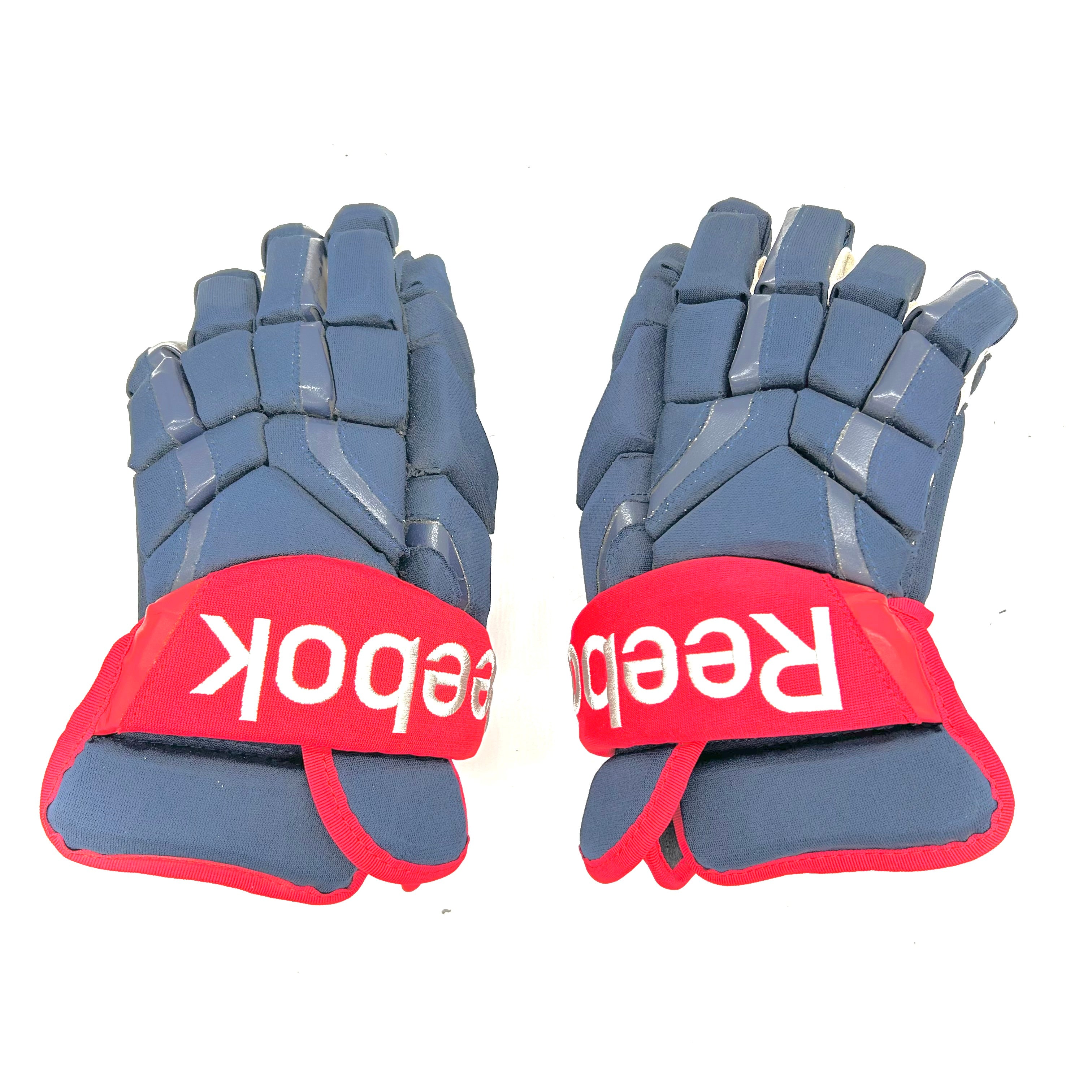 Reebok 10KN - Gants Pro Stock d'occasion (bleu marine/rouge)